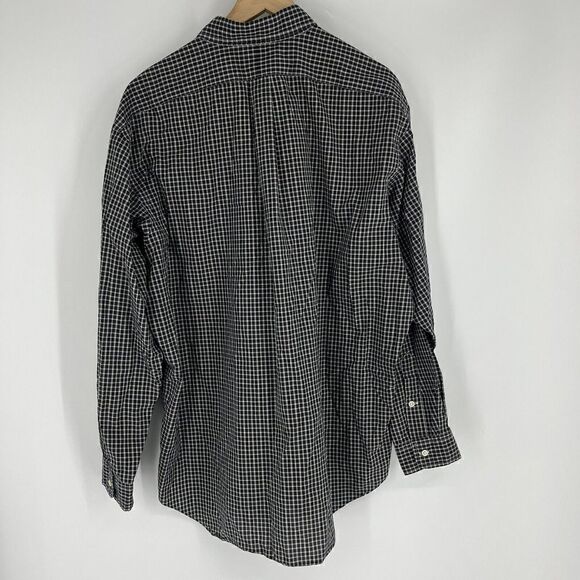 Ralph Lauren Shirt Size XL Mens Navy Green Blake Long Sleeve Button Up Plaid - Picture 5 of 7